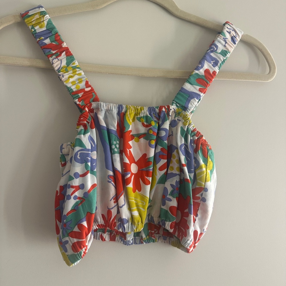 Aila Blue Coco Crop Top S
